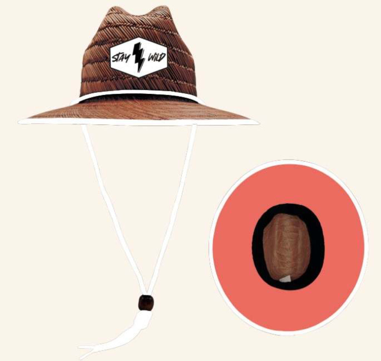 Coral reef hat