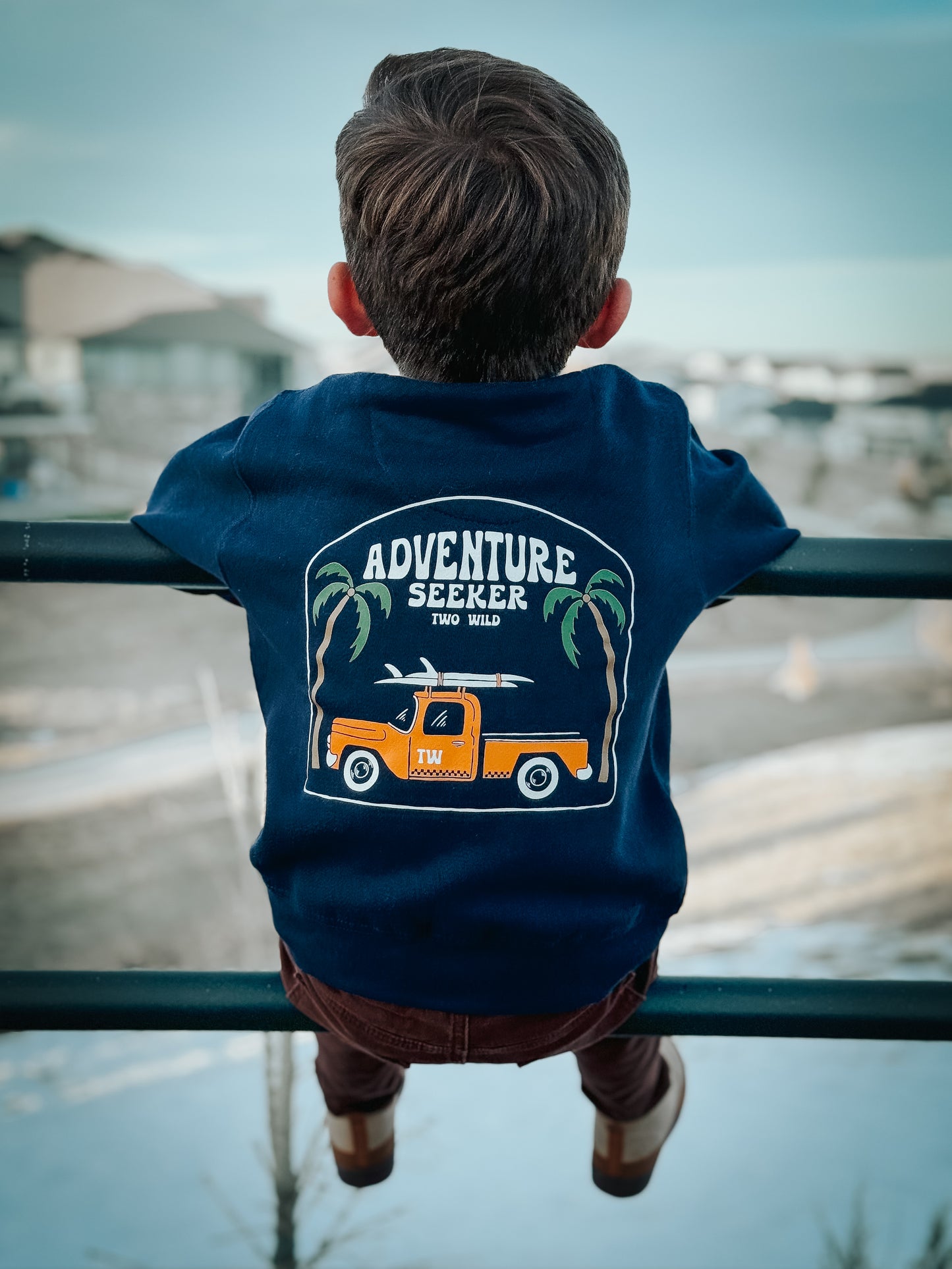 Adventure awaits crewneck