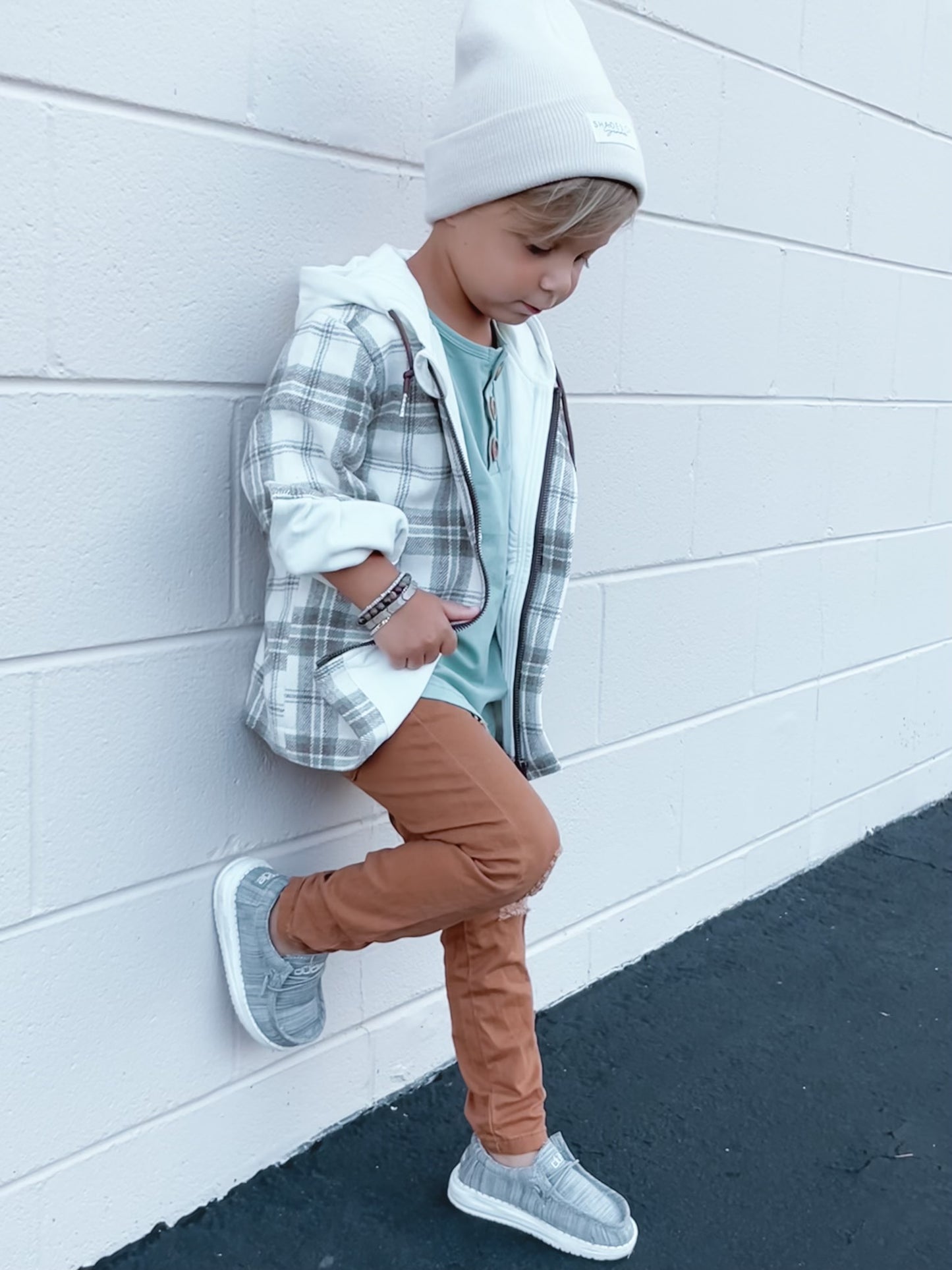 Neutral lover flannel