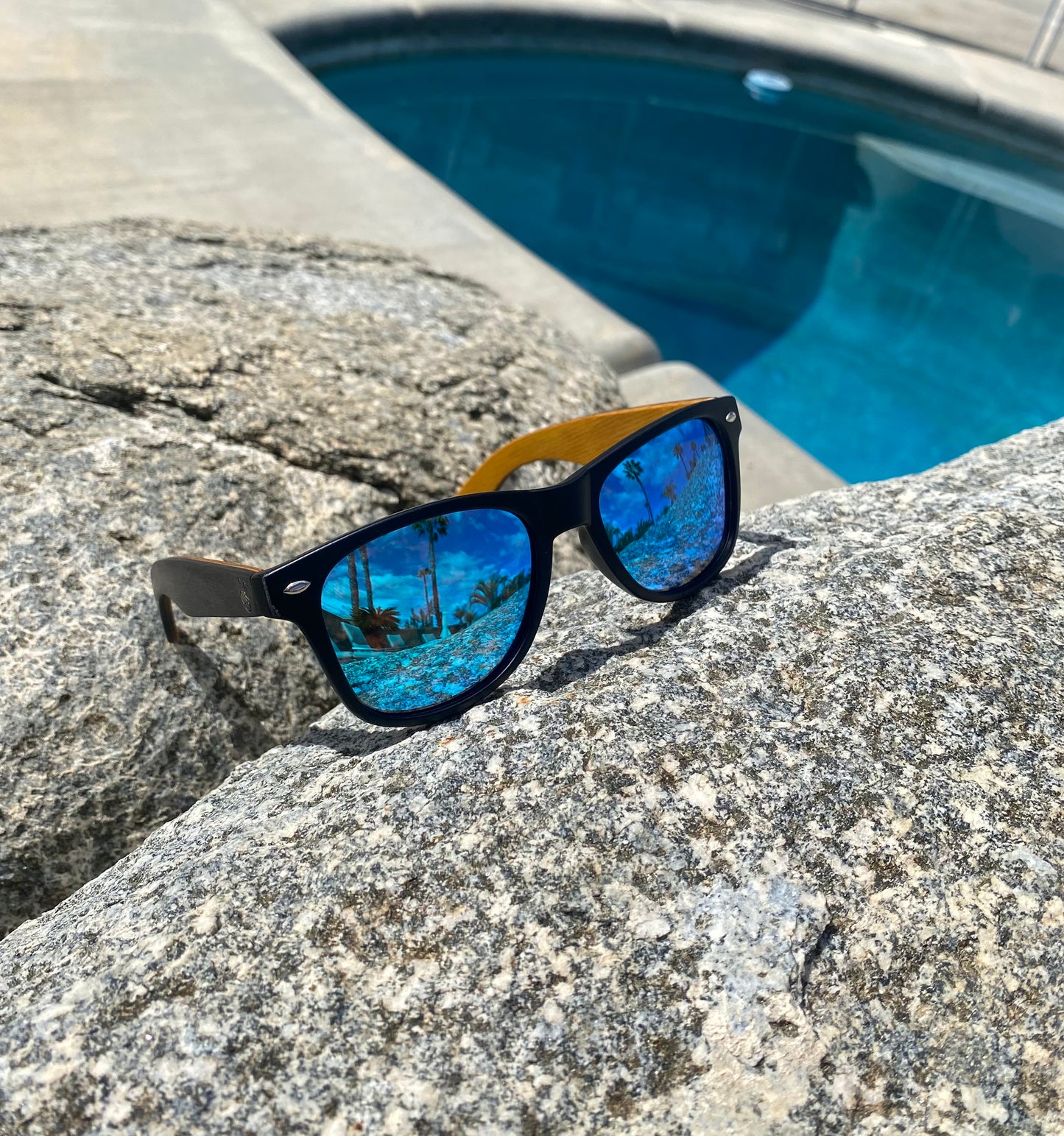 Blue lagoon sunglasses