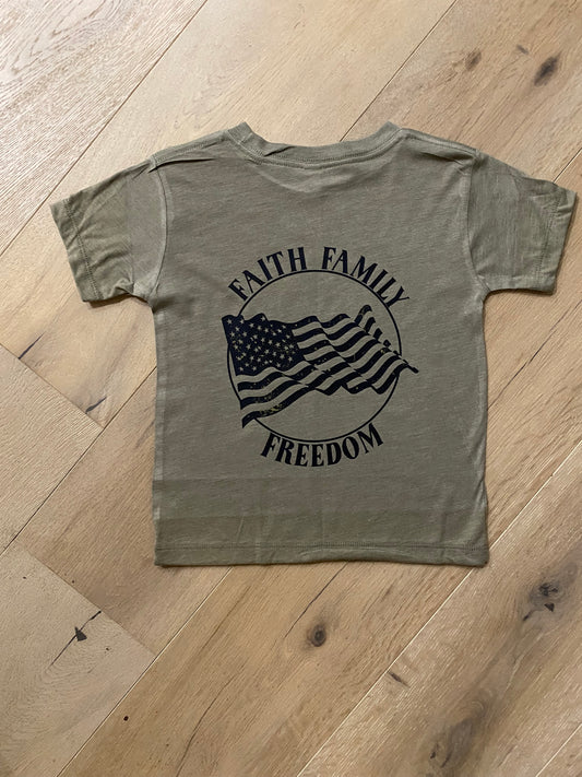 Faith family freedom shirt