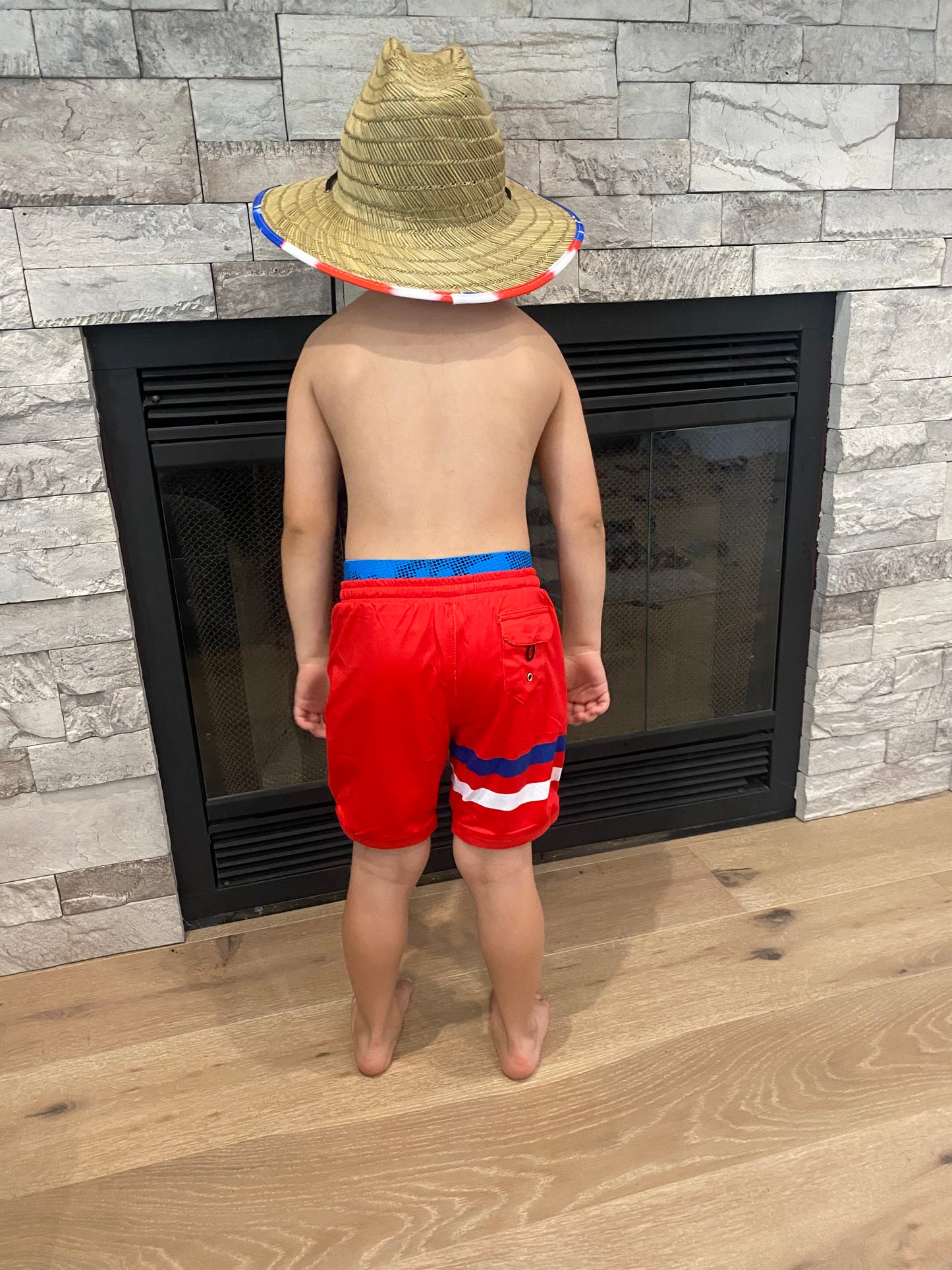 American swim trunk