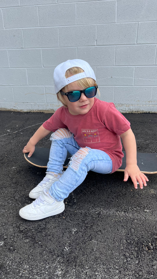 Blue lagoon sunglasses