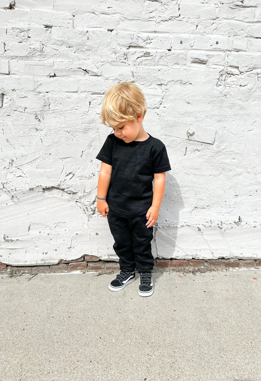 Black waffle set *perfectly imperfect*