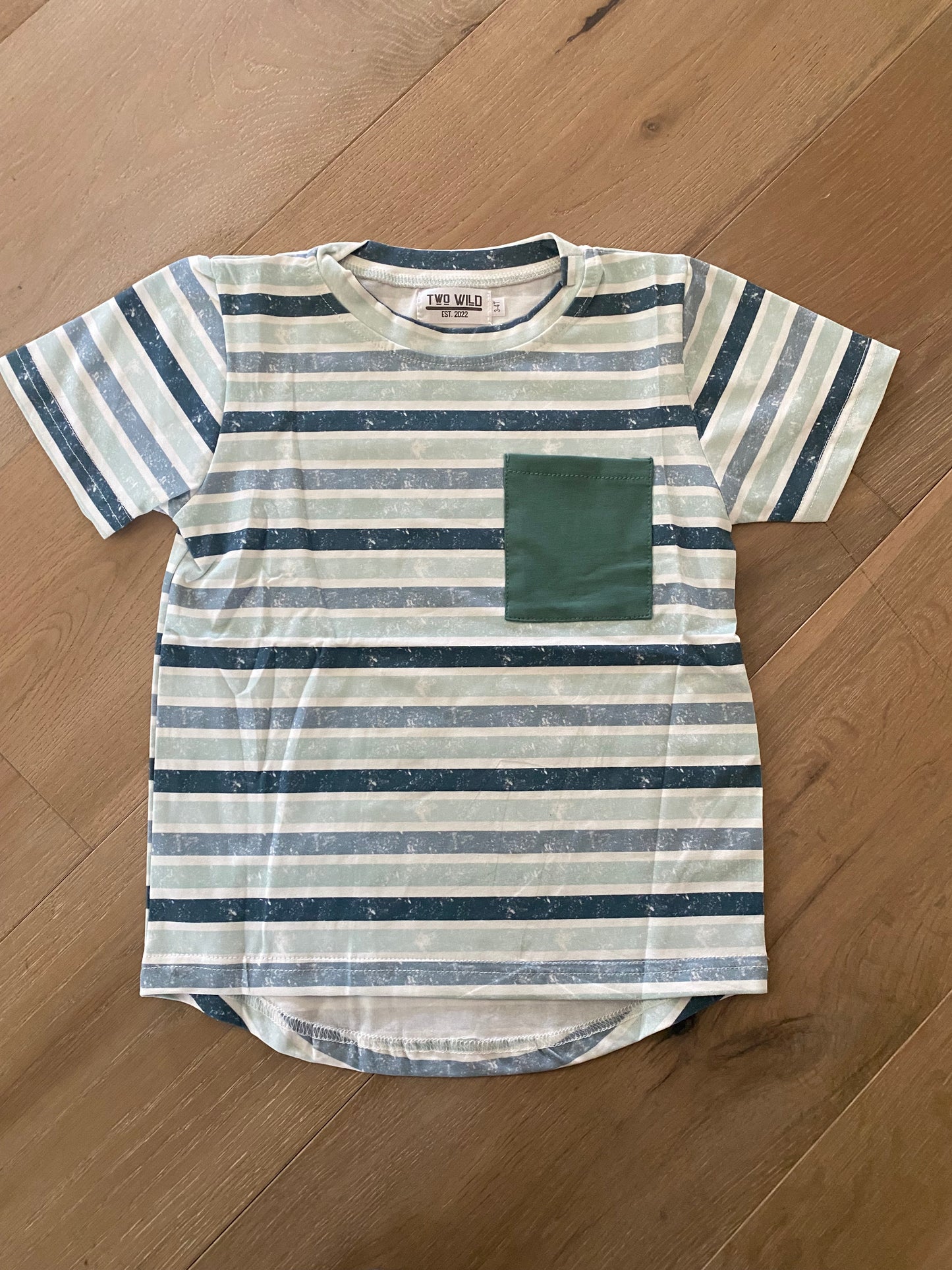 blue stripe shirt