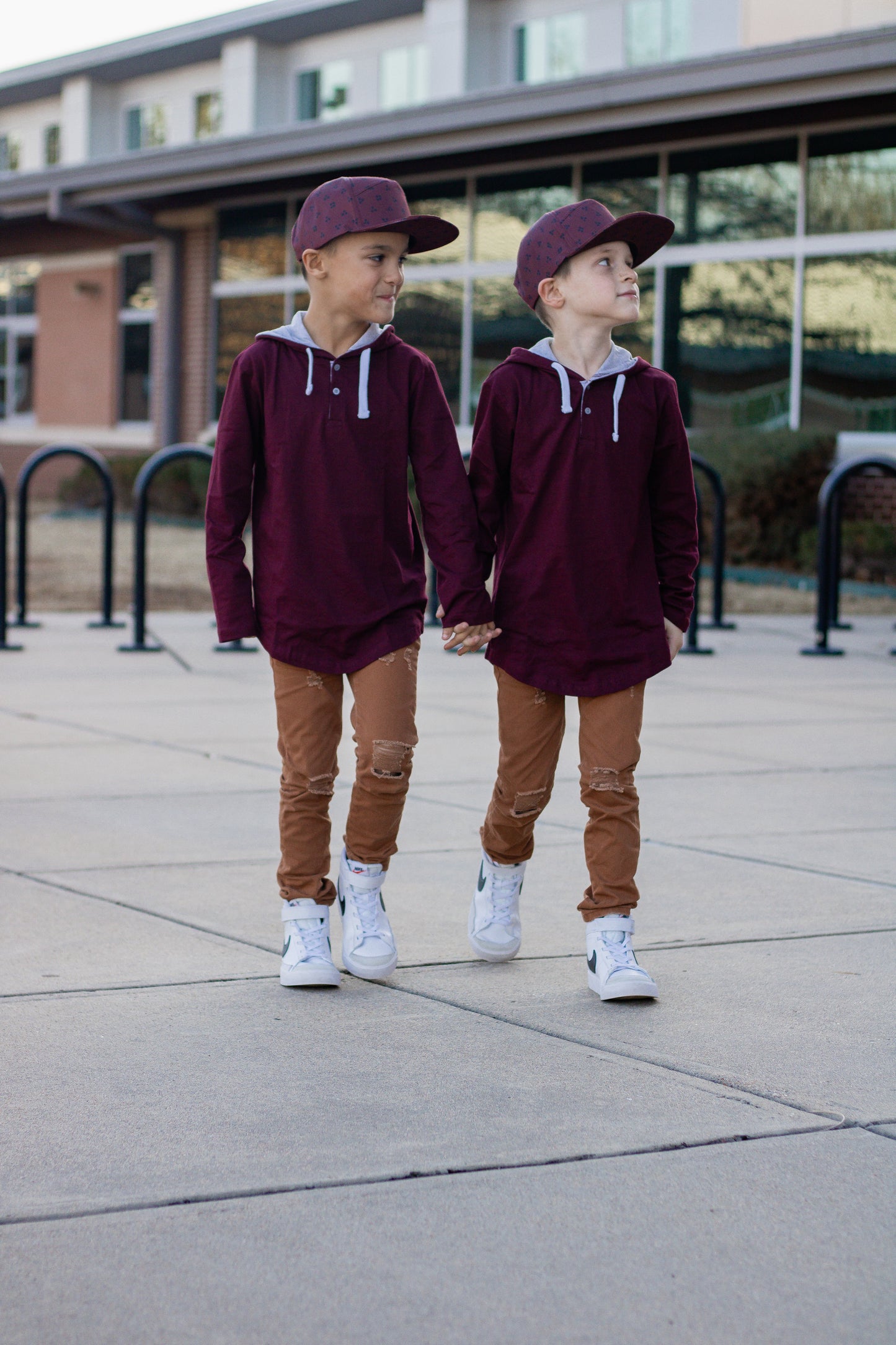 Burgundy Henley