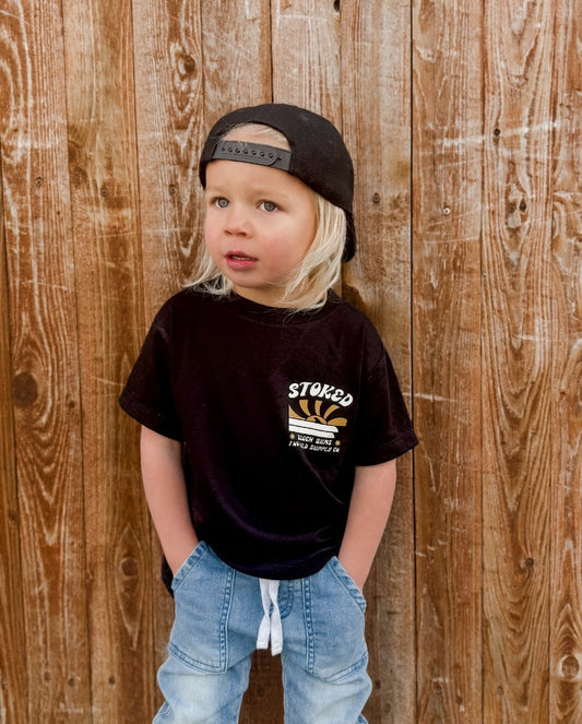 Stoked graphic shirt