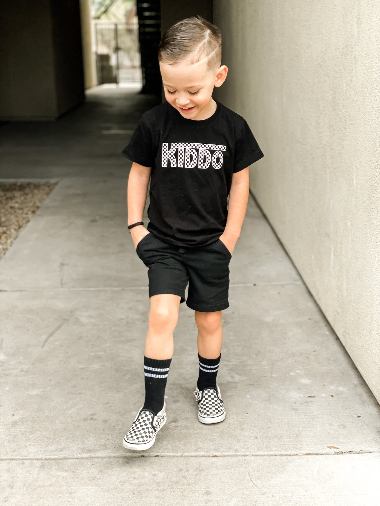 Checked out kiddo