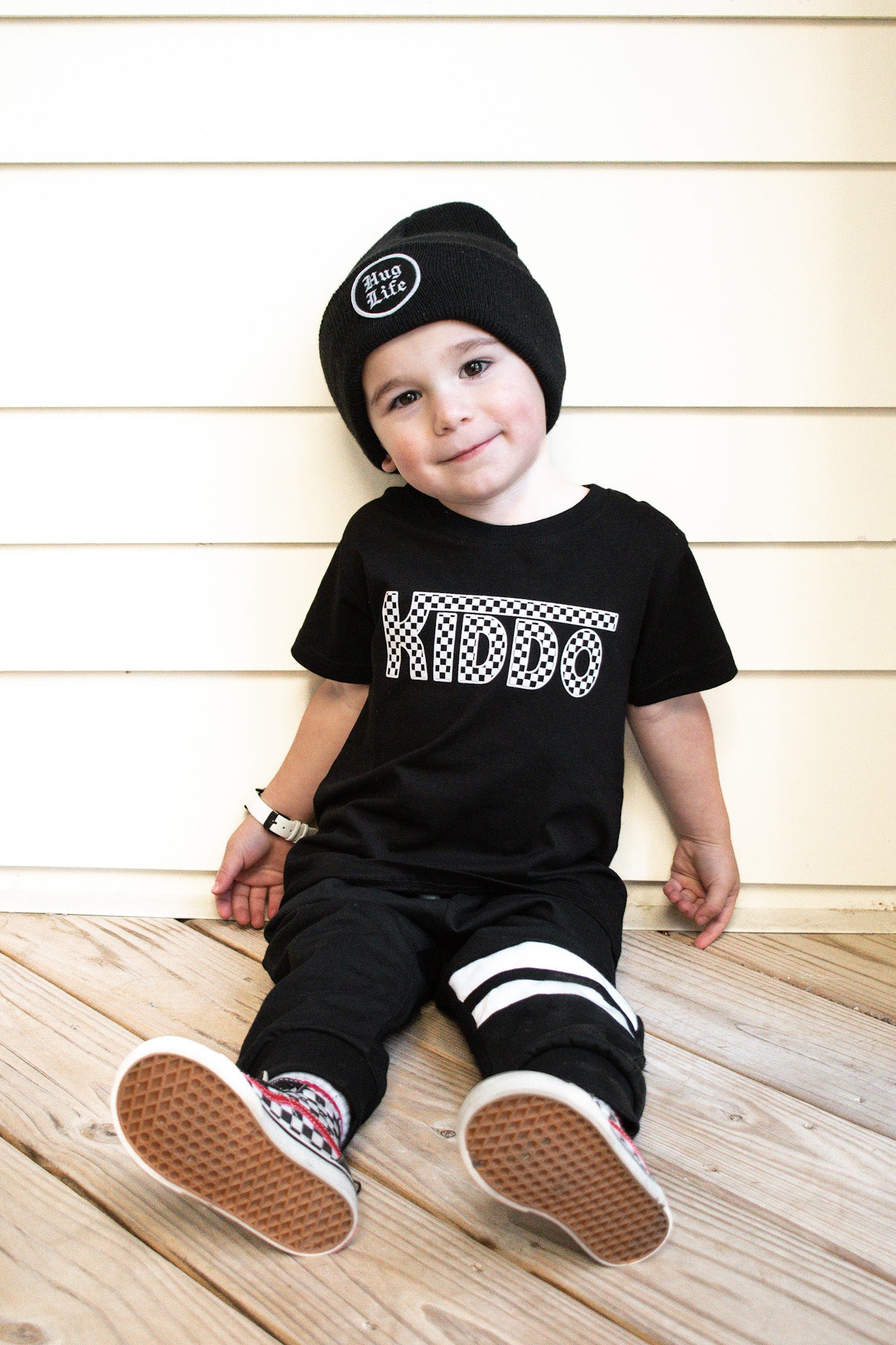 Checked out kiddo