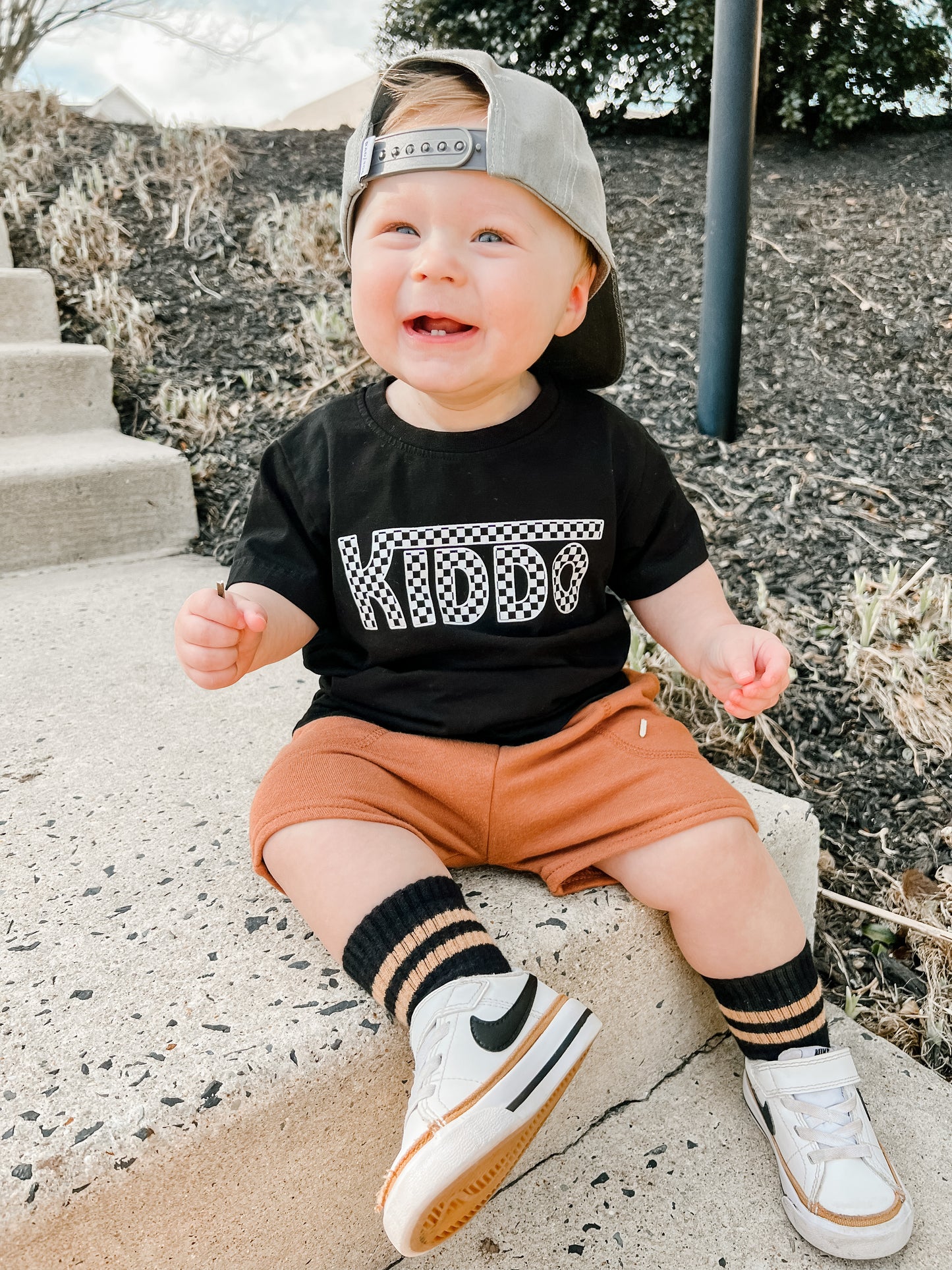 Checked out kiddo